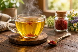 دمنوش زعفران برای آرامش اعصاب و بهبود خواب